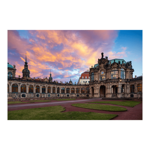 Leinwand (01152) Zwinger am Abend