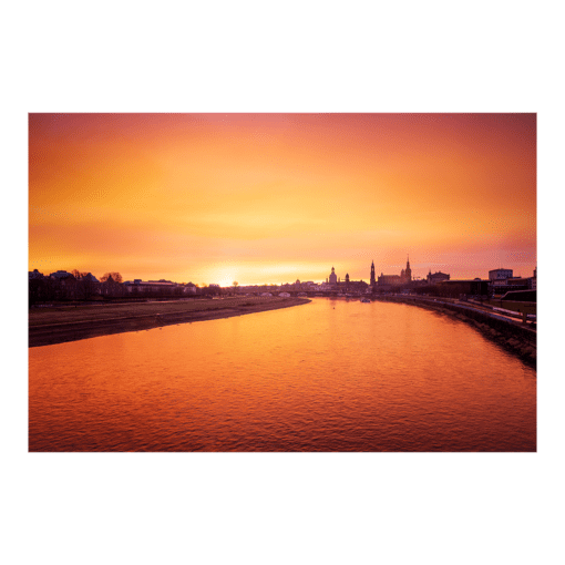 Acryl Board (01153) Dresden Morgenrot