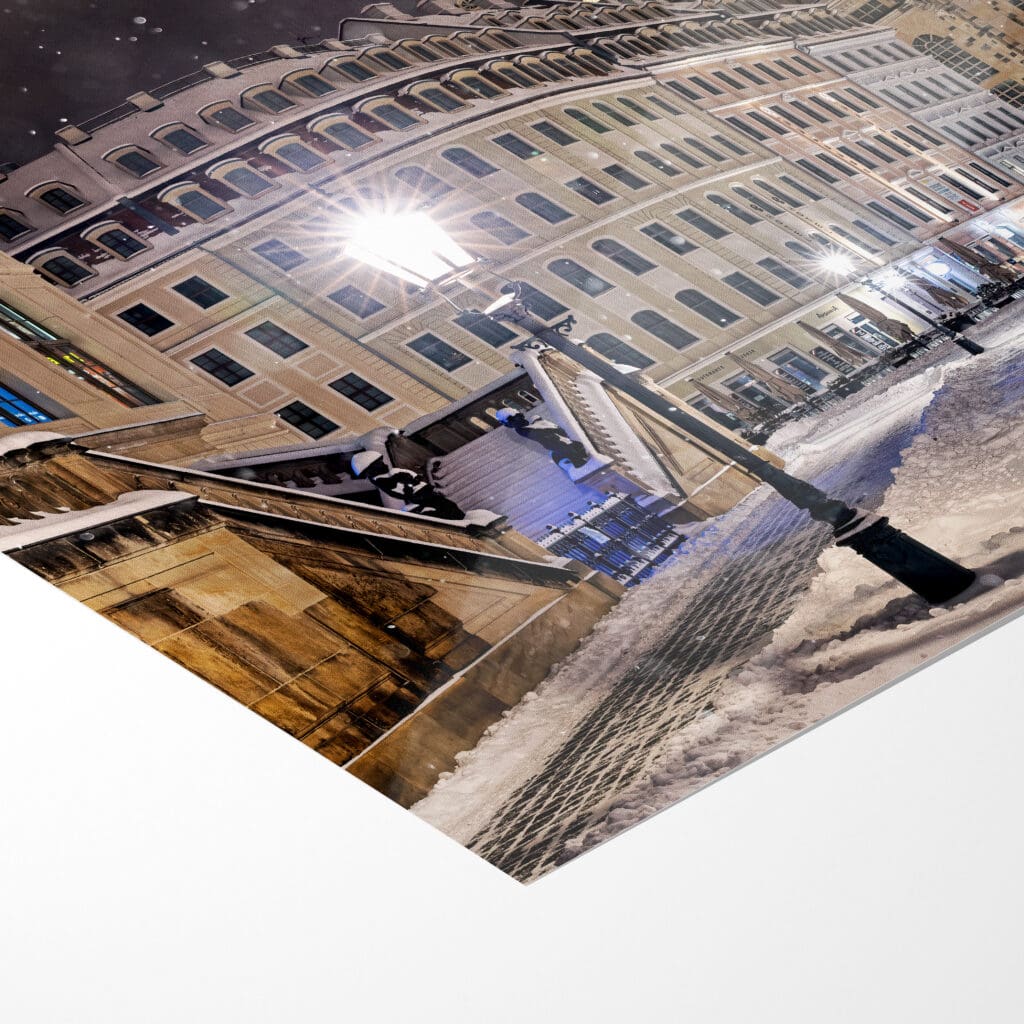 Fotoabzug (01165) Frauenkirche im Winter – Bild 5