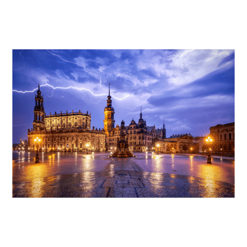Poster (01256) Theaterplatz Gewitter