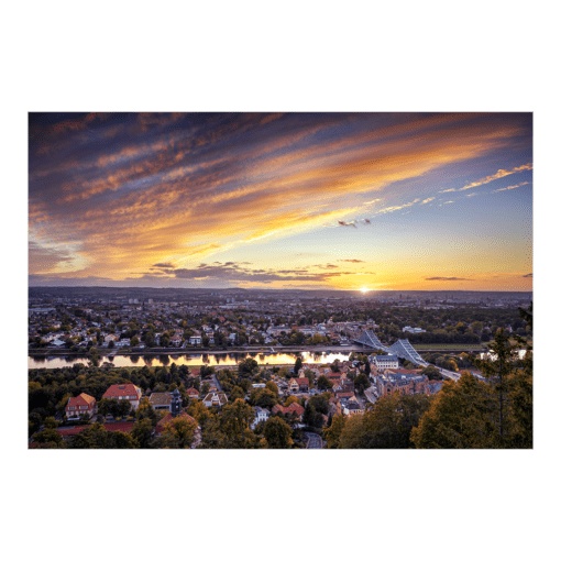 Poster (01289) Dresden Aussicht
