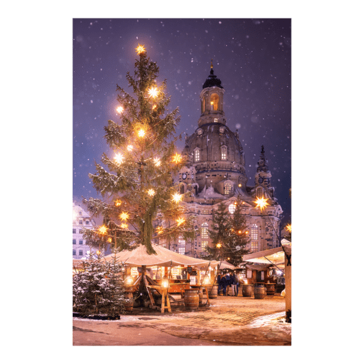 Poster (01304) Frauenkirche zu Weihnachten