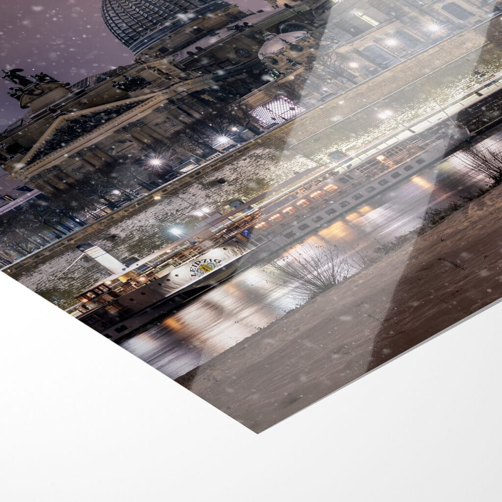 Poster (01307) Dresden Skyline im Winter – Bild 2