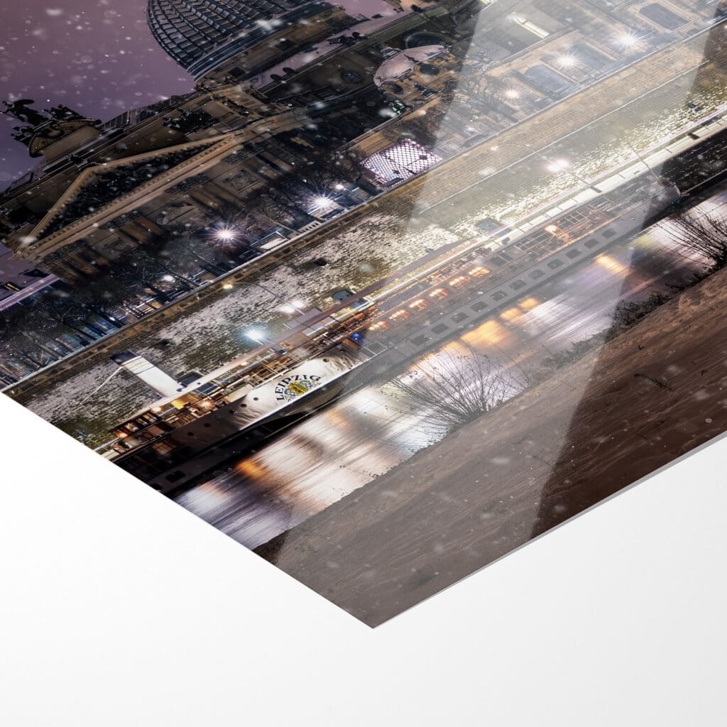 Poster (01307) Dresden Skyline im Winter – Bild 4