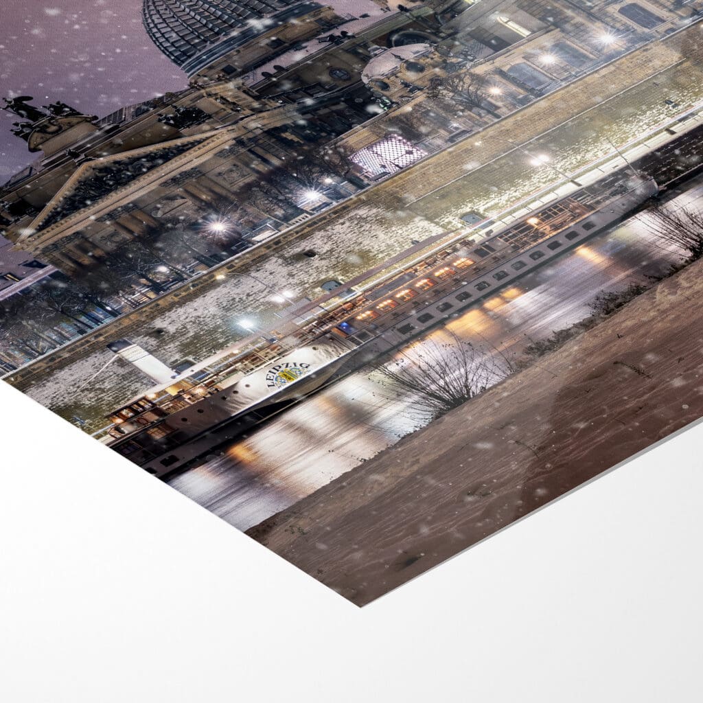 Poster (01307) Dresden Skyline im Winter – Bild 5