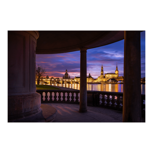 Poster (01309) Dresden Skyline