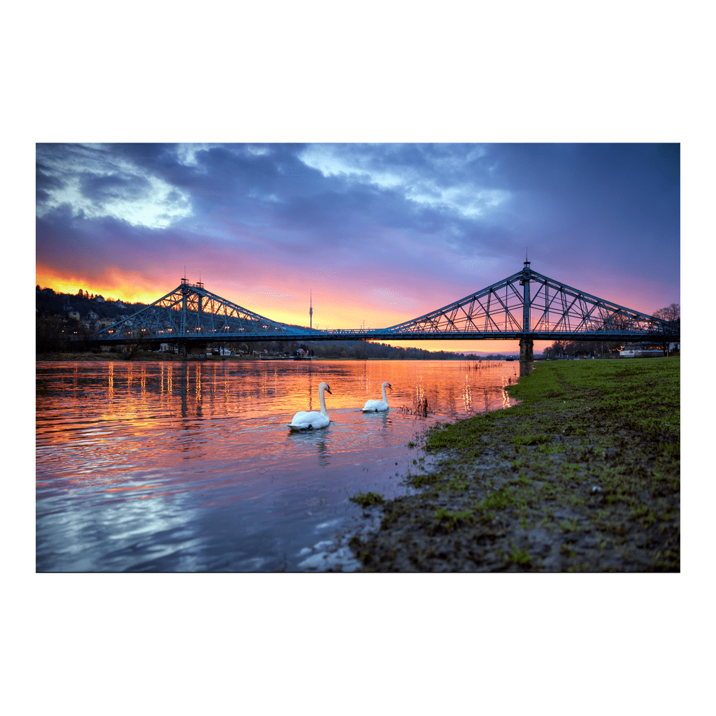 Fotoabzug (01318) Blaues Wunder