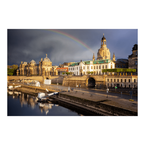 Alu-Dibond (00792) Regenbogen über Dresden