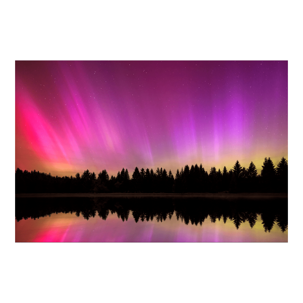 Leinwand (01372) Polarlichter über Sachsen