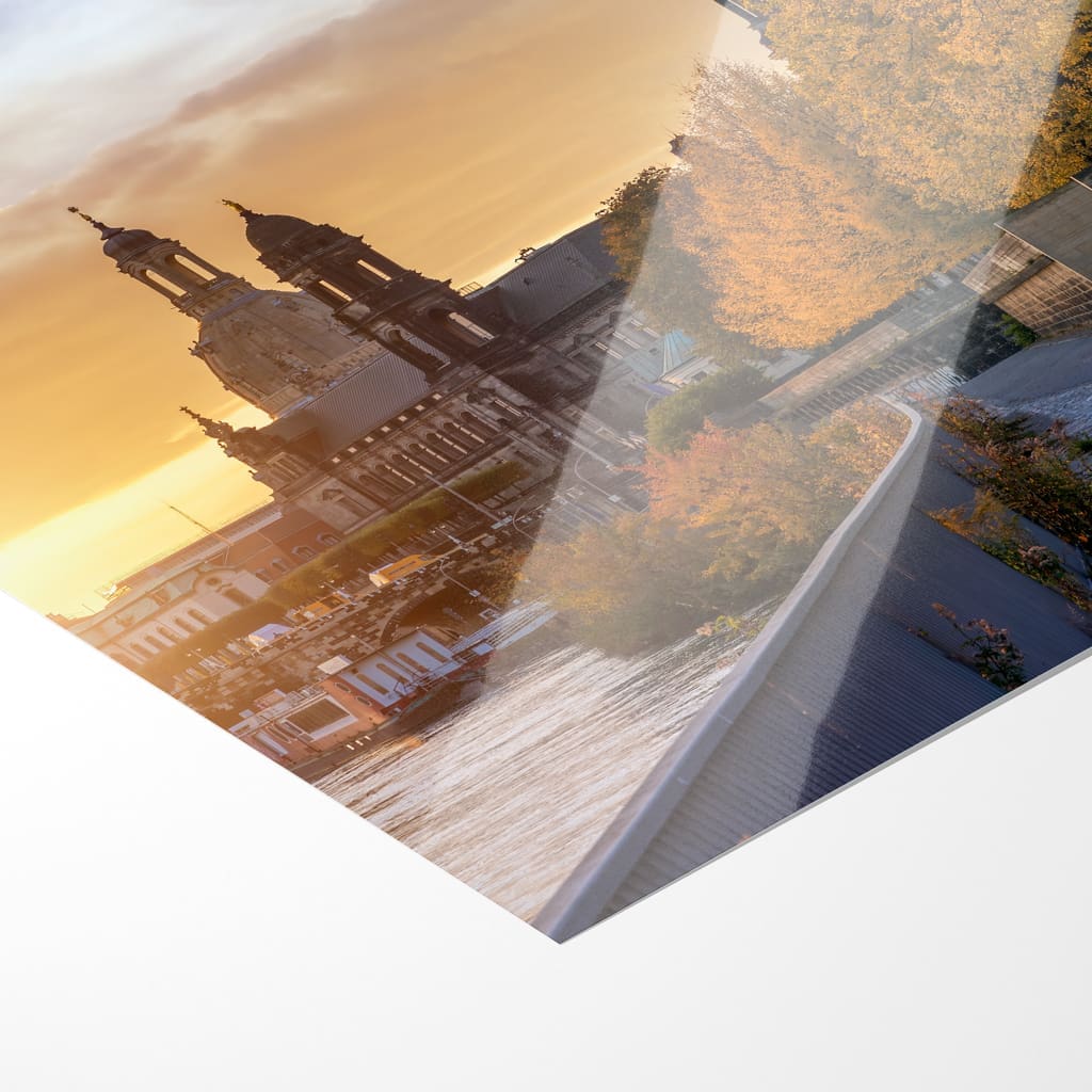 Poster (01416) Herbstmorgen am Terrassenufer – Bild 2