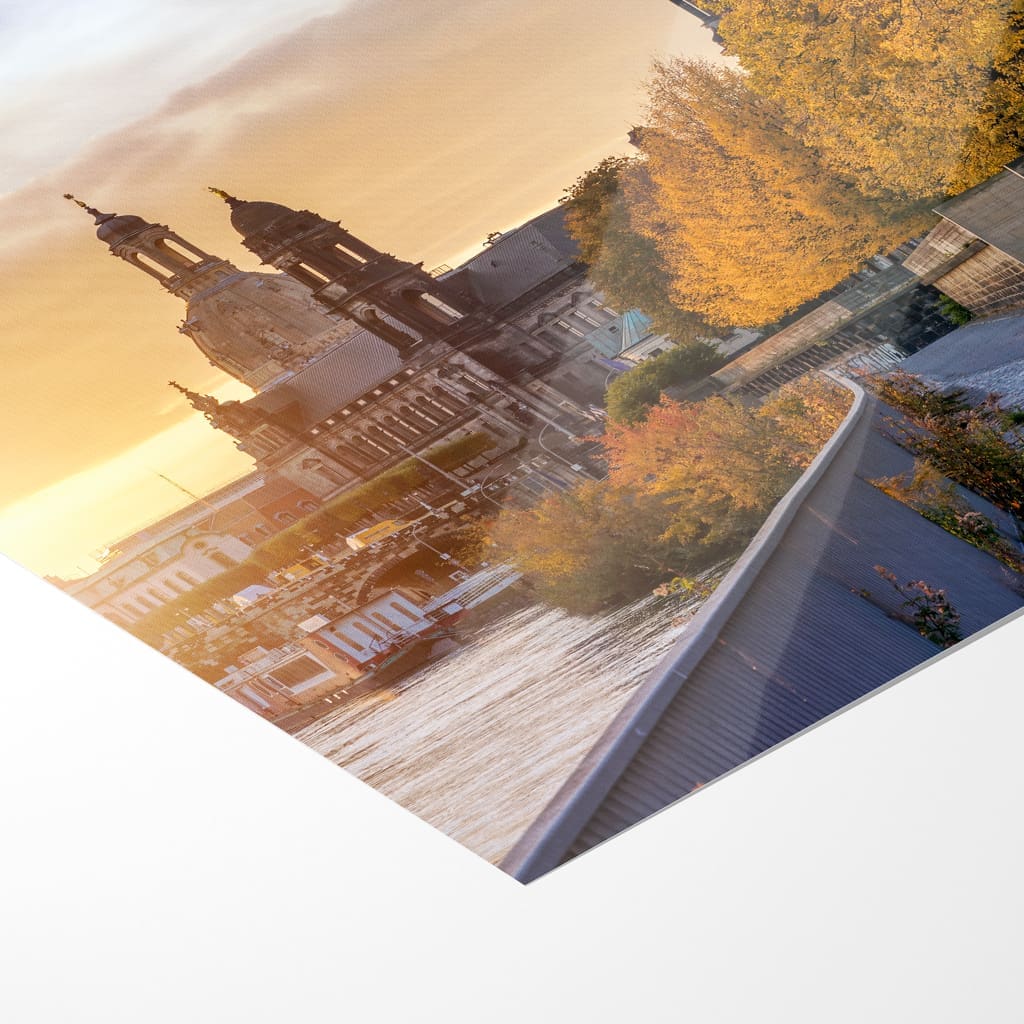 Poster (01416) Herbstmorgen am Terrassenufer – Bild 5