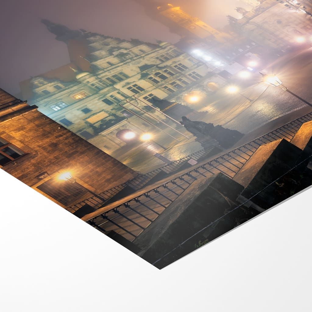 Poster (01422) Schlossplatz im Nebel – Bild 3