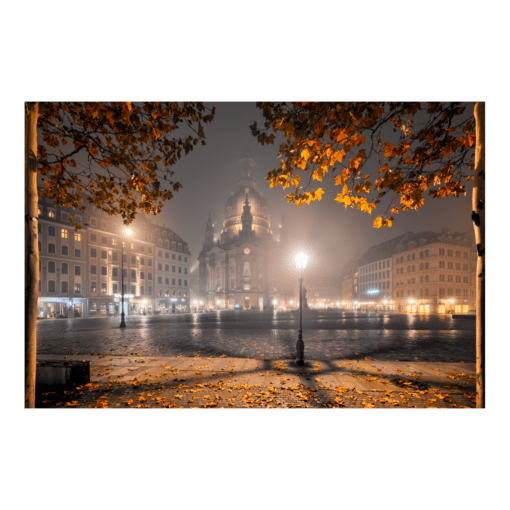 Poster (01424) Nebelabend am Neumarkt