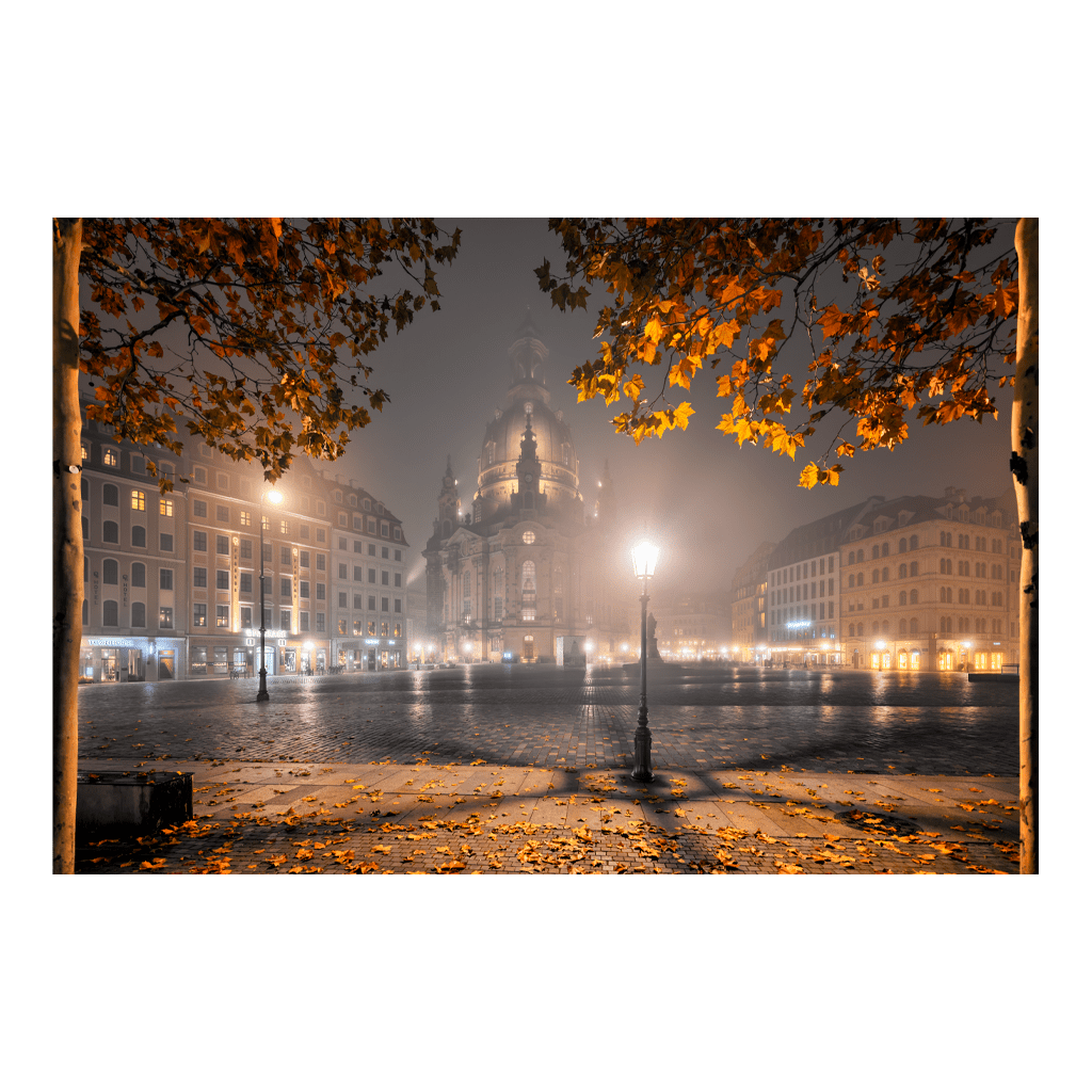 Poster (01424) Nebelabend am Neumarkt