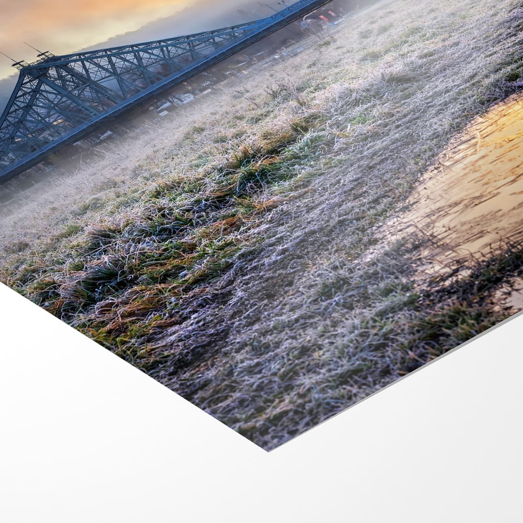 Poster (01425) Kalter Wintermorgen am Blauen Wunder – Bild 2