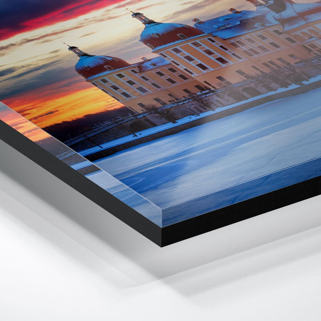 Acryl Board (01428) Schloss Moritzburg im Winter – Bild 3