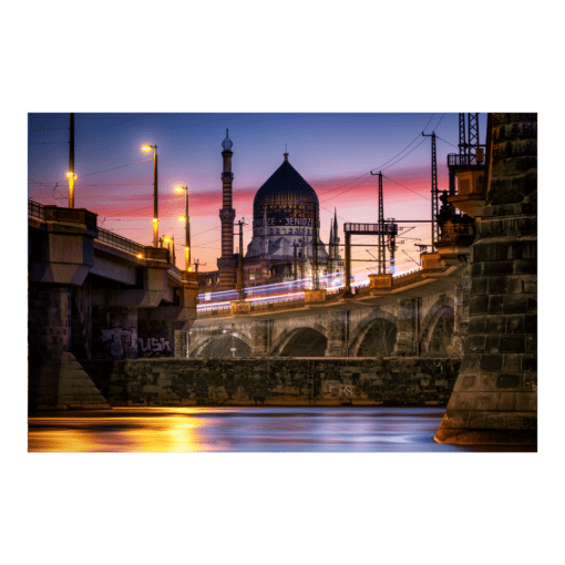 Poster (01447) Yenidze am Abend