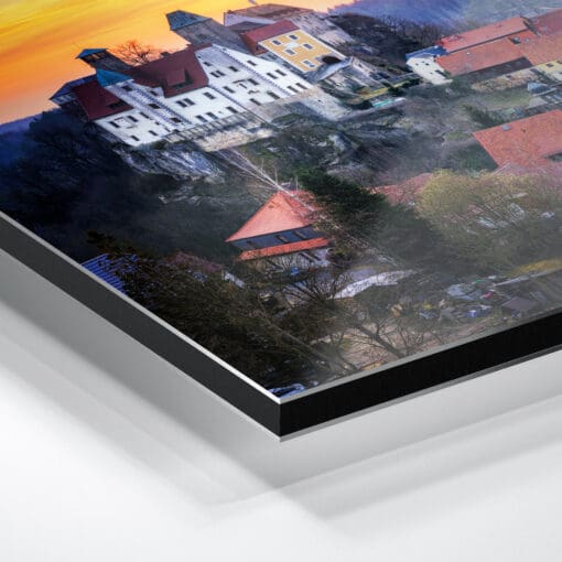 Alu-Dibond (01460) Burg Hohnstein zum Sonnenuntergang – Bild 4
