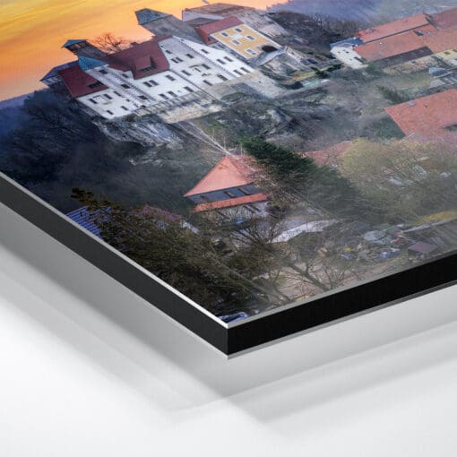 Alu-Dibond (01460) Burg Hohnstein zum Sonnenuntergang – Bild 5