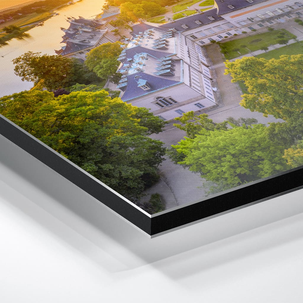 Alu-Dibond (01522) Schloss Pillnitz zum Sonnenuntergang – Bild 5