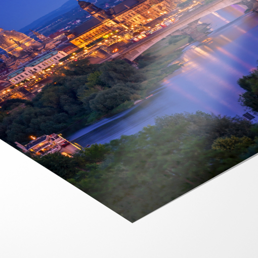 Poster (01530) Skyline Luftbild am Abend – Bild 3