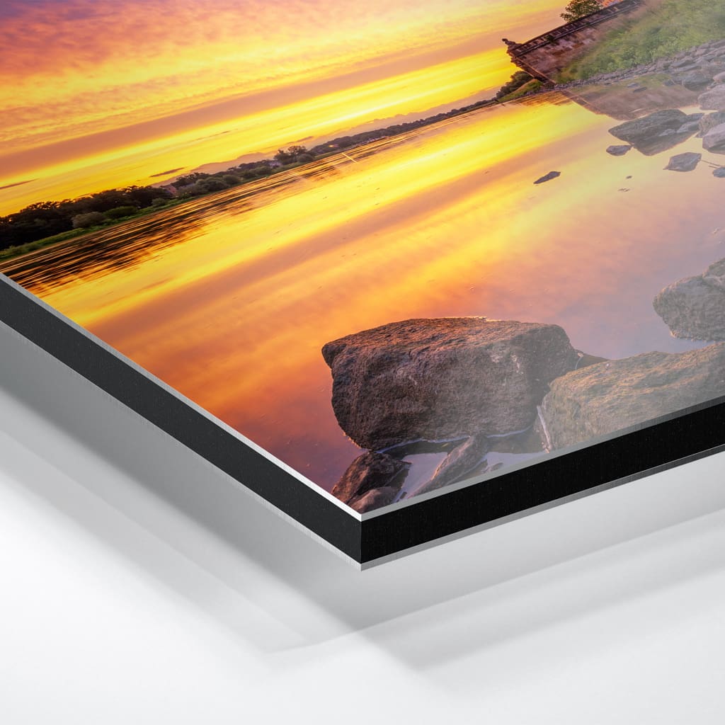 Alu-Dibond (01545) Schloss Pillnitz zum Sonnenuntergang – Bild 2