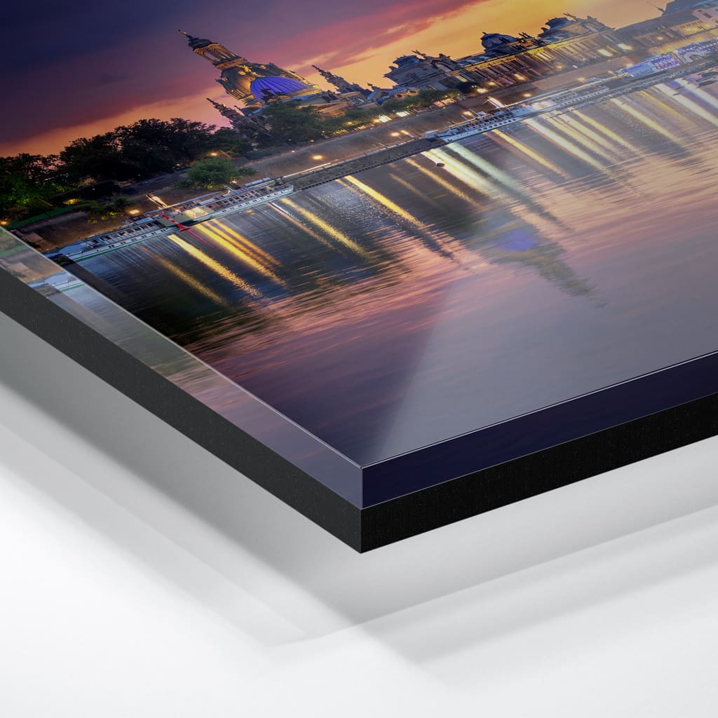 Acryl Board (01556) Skyline im Abendrot – Bild 3