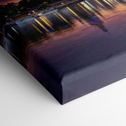 Leinwand (01556) Skyline im Abendrot – Bild 3