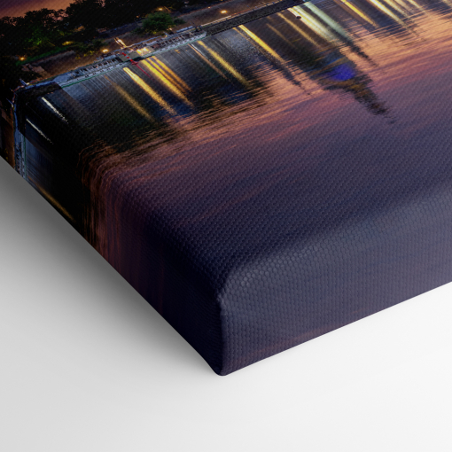 Leinwand (01556) Skyline im Abendrot – Bild 4