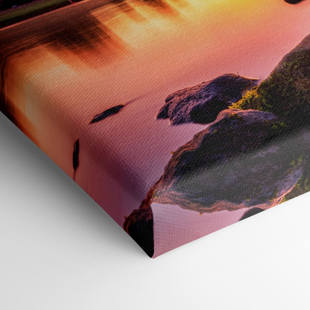 Leinwand (01560) Schloss Pillnitz im Morgenrot – Bild 3