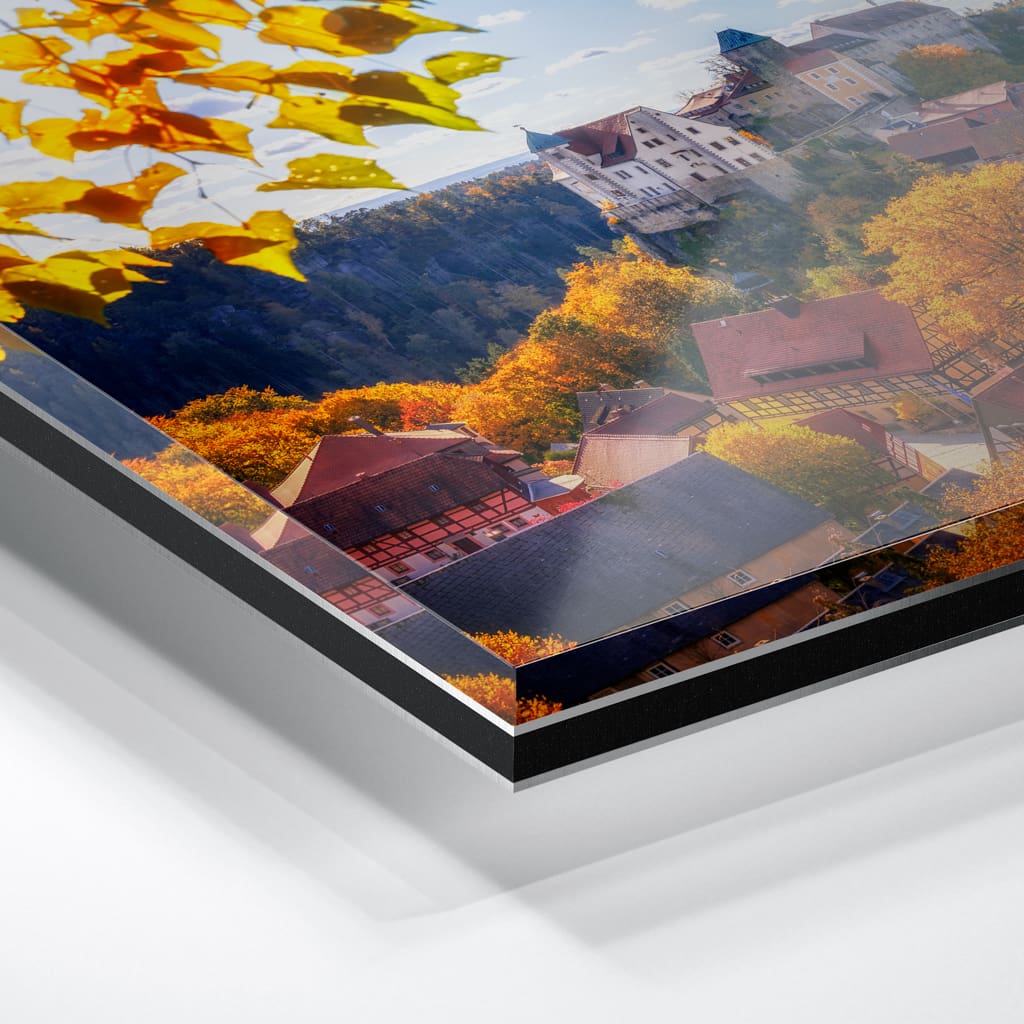 Acryl Board (01571) Hohnstein im Herbst – Bild 2