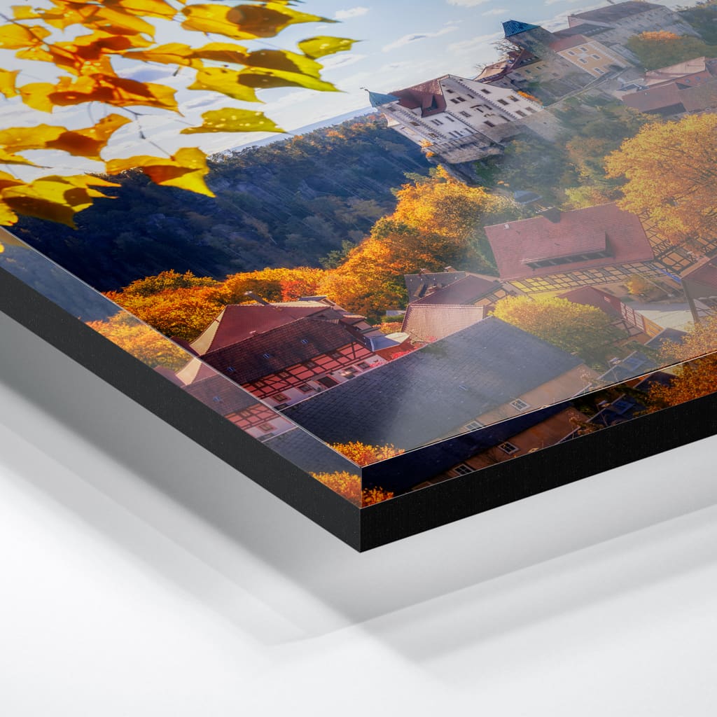 Acryl Board (01571) Hohnstein im Herbst – Bild 3