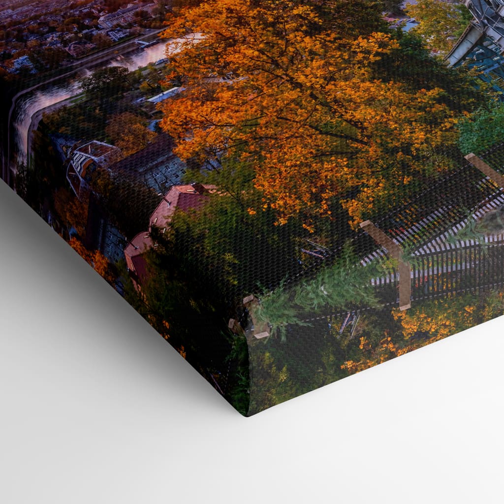 Leinwand (01572) Schwebebahn im Herbst – Bild 2