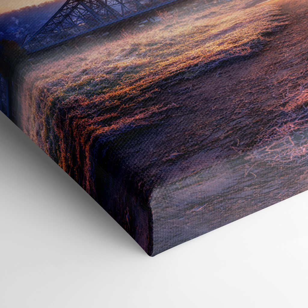 Leinwand (01557) kalter Herbstmorgen – Bild 3