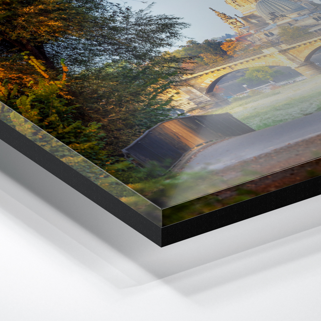 Acryl Board (01573) Herbstblick auf Frauenkirche – Bild 3