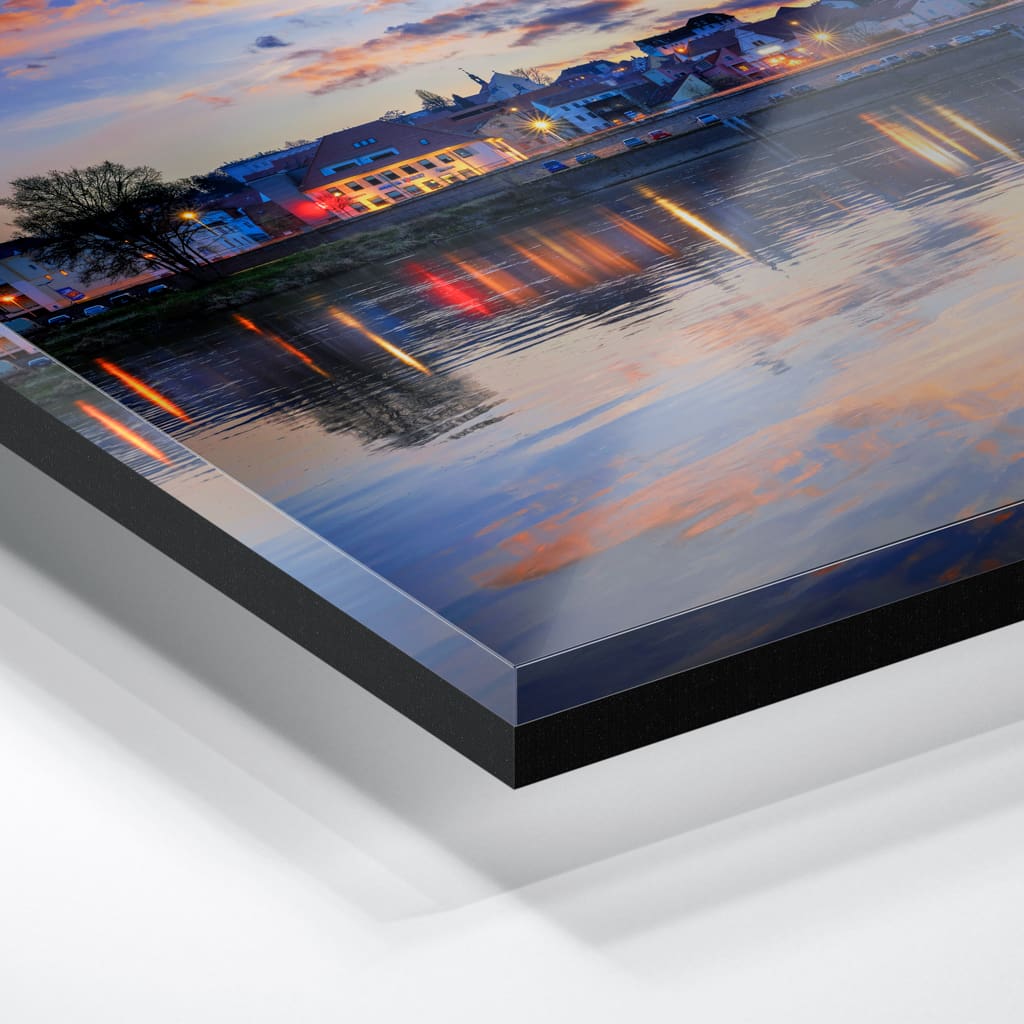 Acryl Board (01622) Albrechtsburg Meißen zum Sonnenuntergang – Bild 3