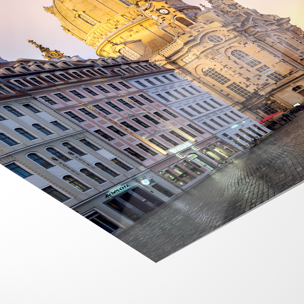 Fotoabzug (01674) Frauenkirche unterm Regenbogen – Bild 5