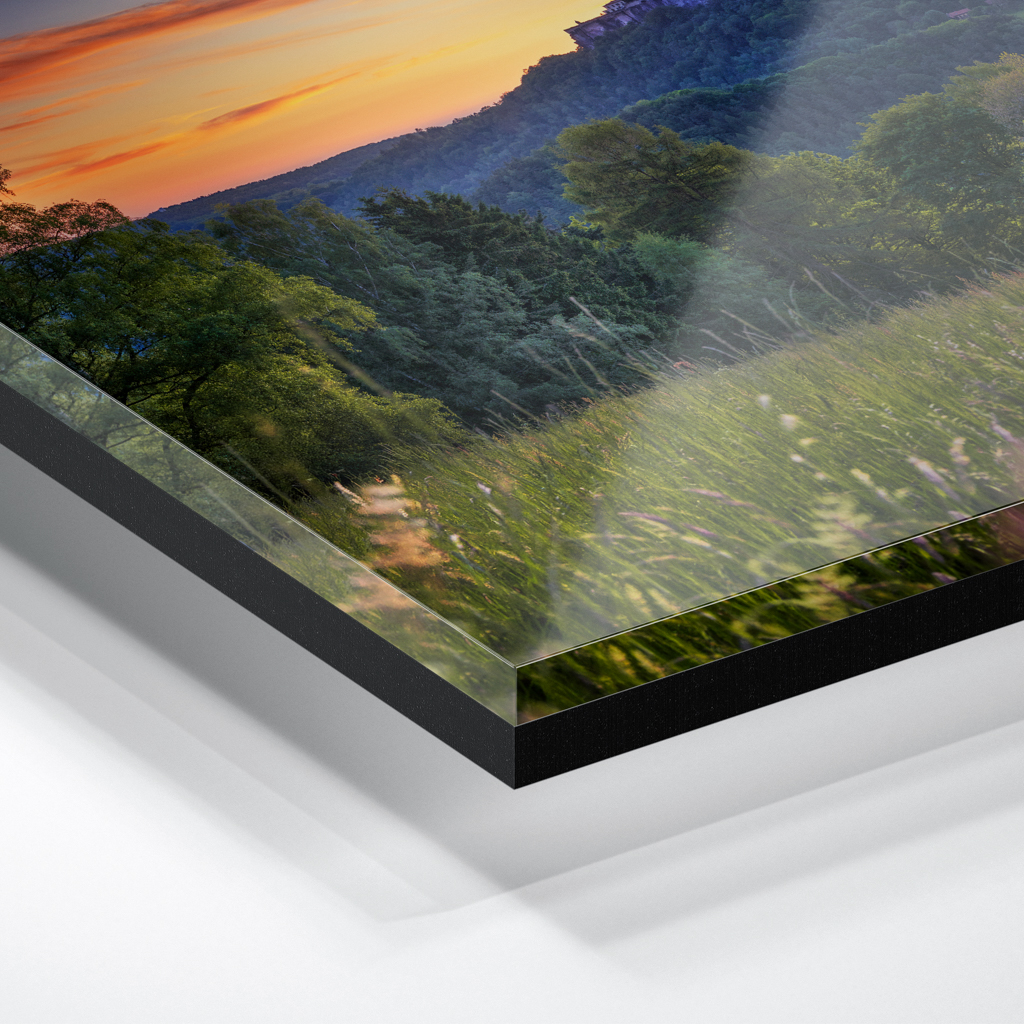 Acryl Board (01678) Festung Königstein zum Sonnenuntergang – Bild 3