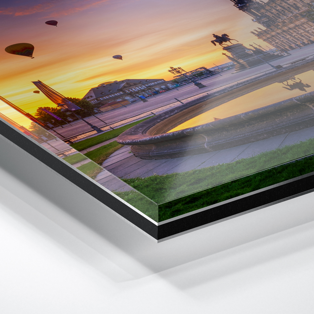 Acryl Board (01679) Theaterplatz zum Sonnenaufgang – Bild 2