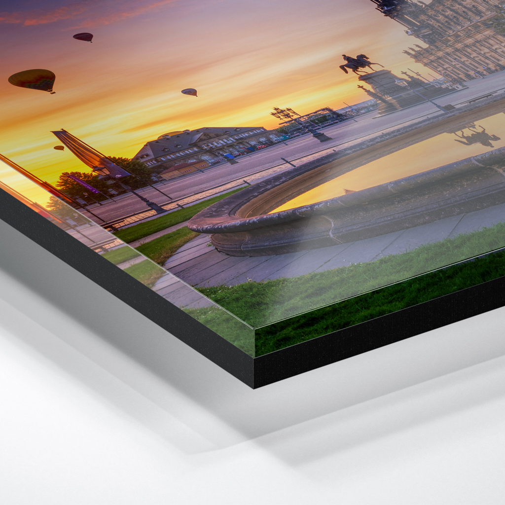 Acryl Board (01679) Theaterplatz zum Sonnenaufgang – Bild 3