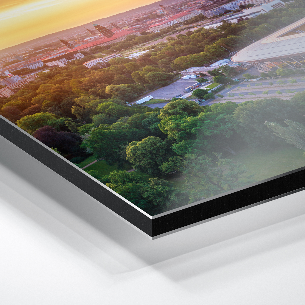 Alu-Dibond (01691) Dynamo Stadion zum Sonnenuntergang – Bild 2