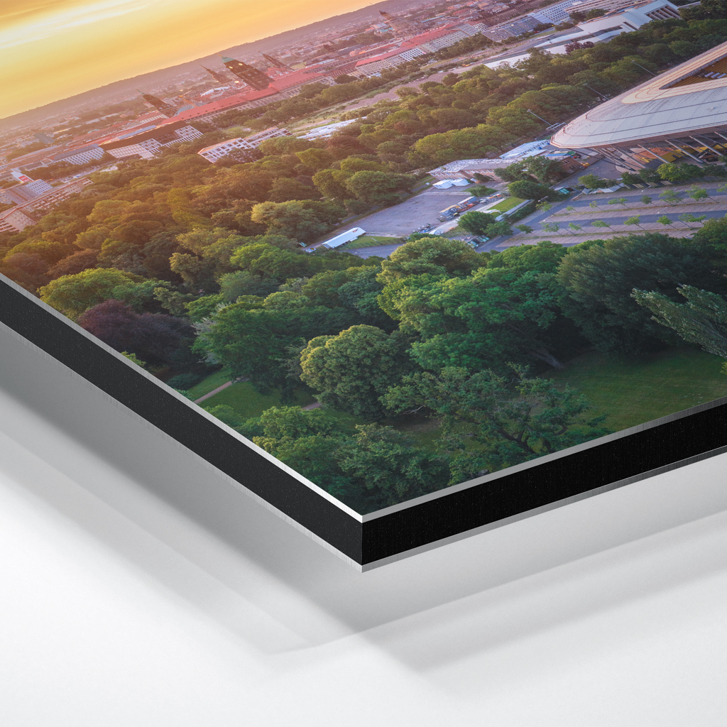 Alu-Dibond (01691) Dynamo Stadion zum Sonnenuntergang – Bild 3