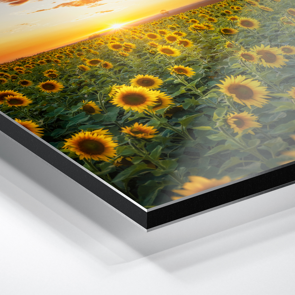Alu-Dibond (01699) Sonnenblumenfeld – Bild 2
