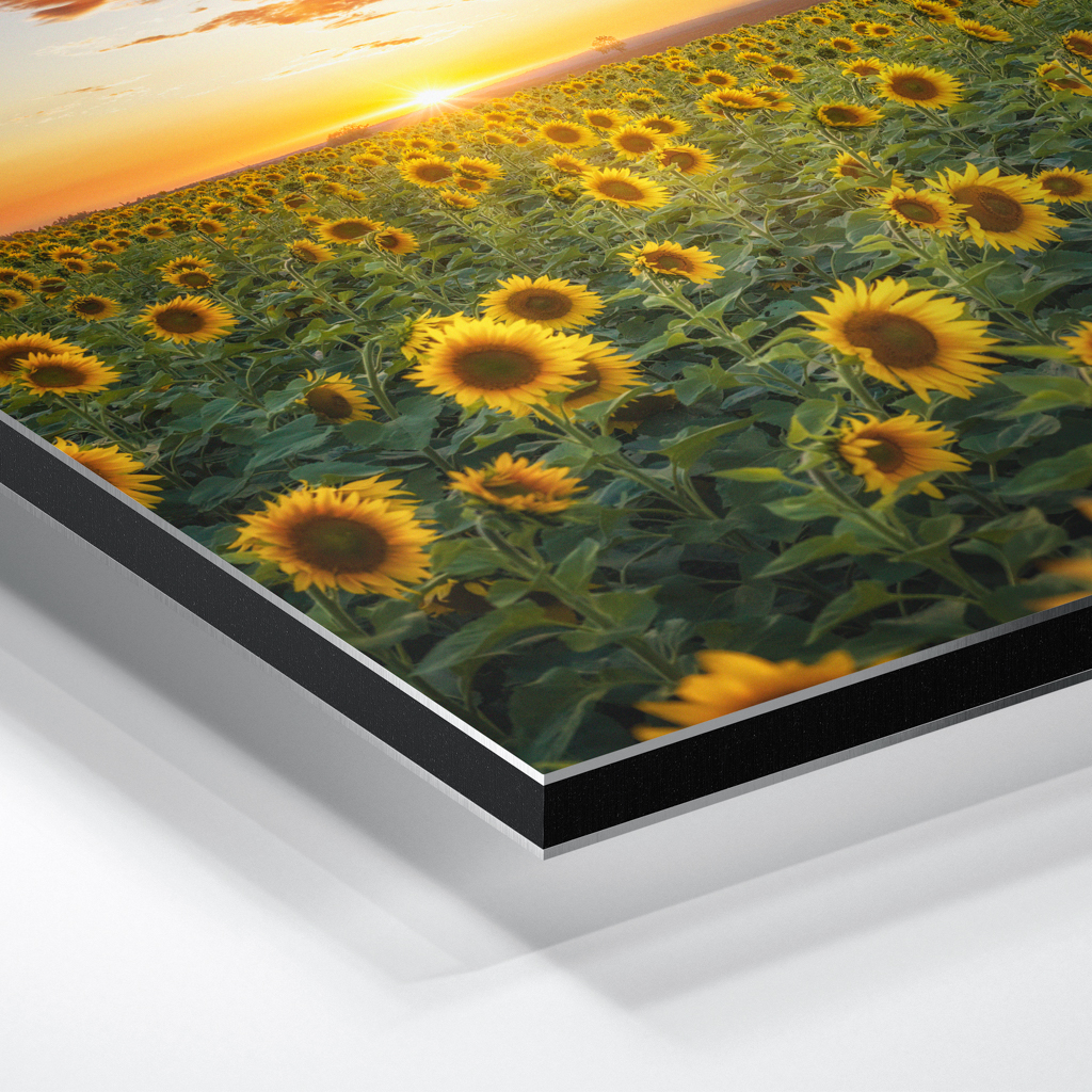 Alu-Dibond (01699) Sonnenblumenfeld – Bild 6