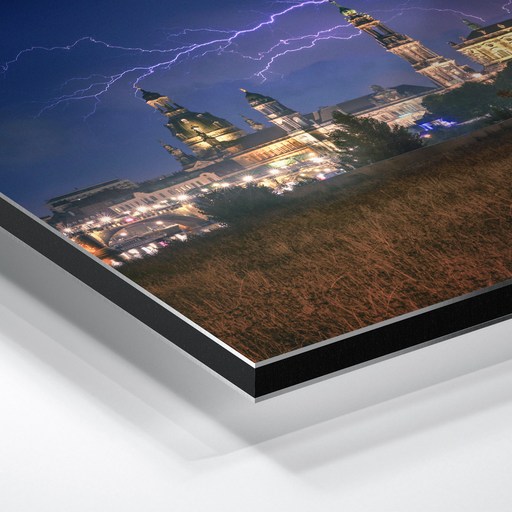 Alu-Dibond (01731) Blitz über Skyline – Bild 6