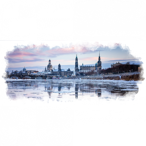 Fototasse (Nr. 01604) Eisschollen auf der Elbe