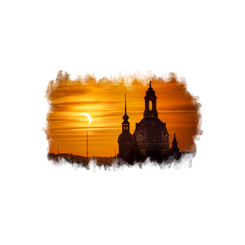Fototasse (Nr. 01720) Sonnenfinsternis Frauenkirche