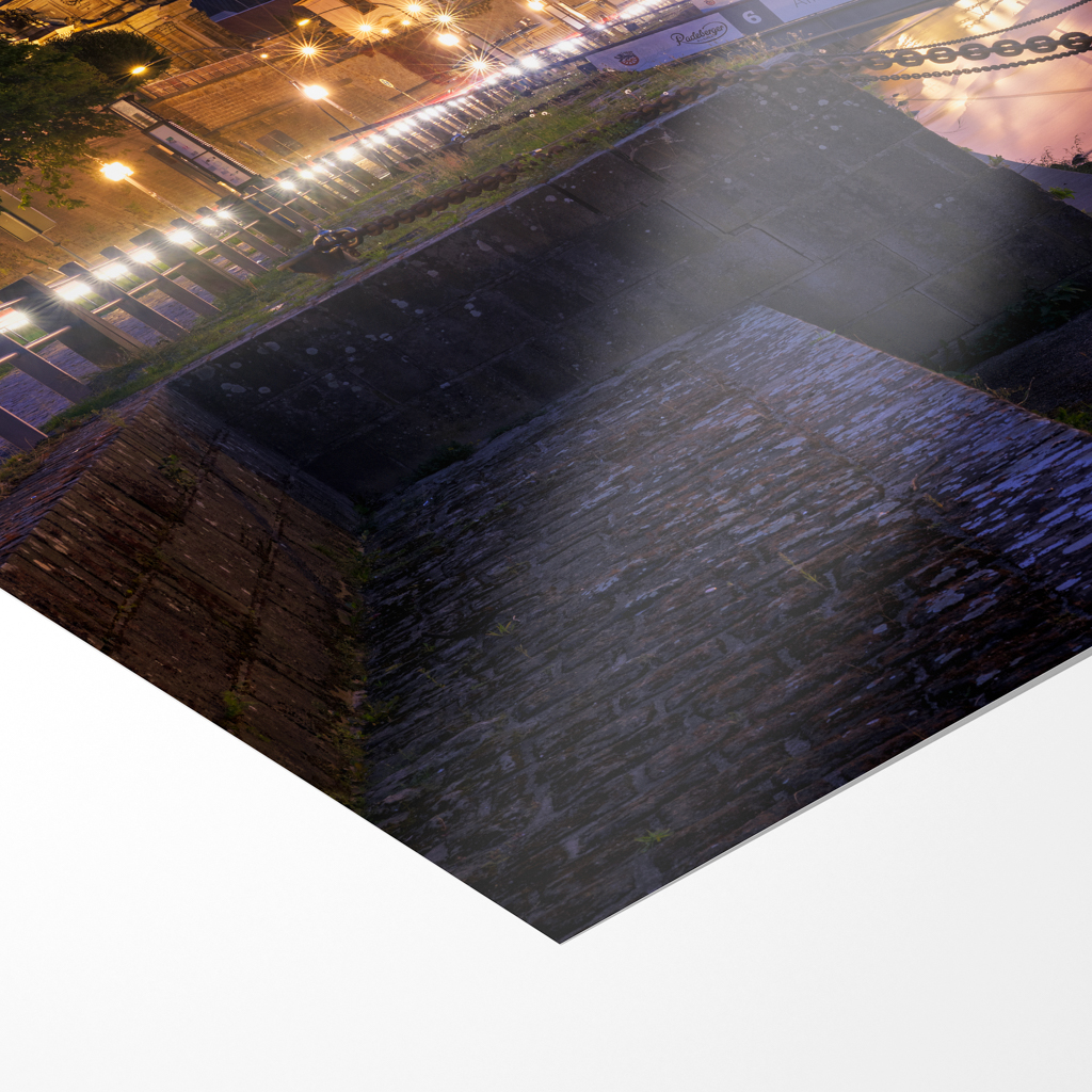 Poster (01737) Terrassenufer am Abend – Bild 3